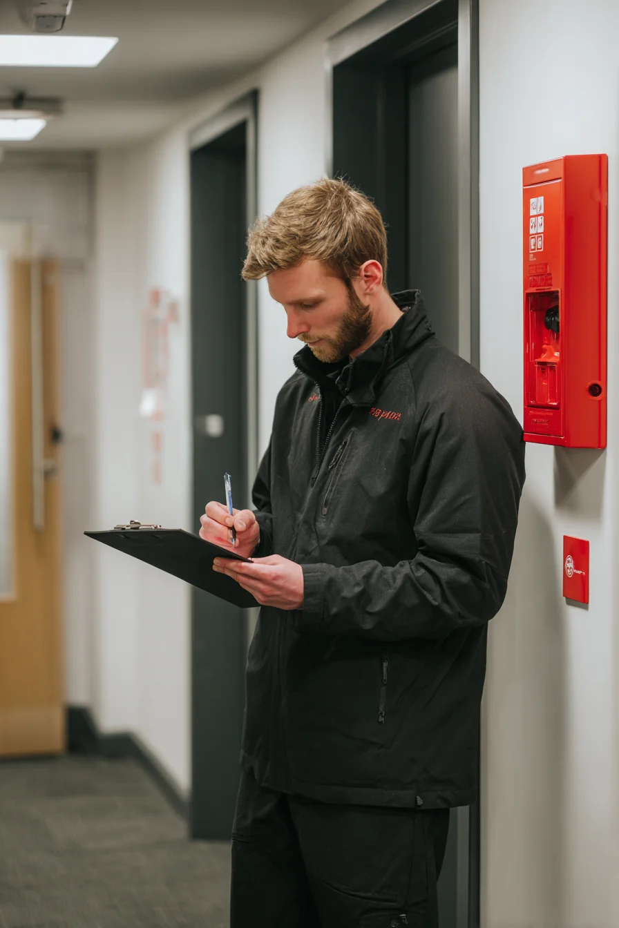 Key Holding Fire Alarm Test